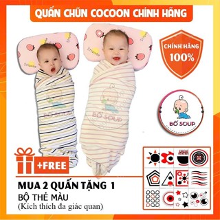  Quấn Chũn Cocoon vải Cotton co giãn 4 chiều chính hãng Shop Bố Soup 