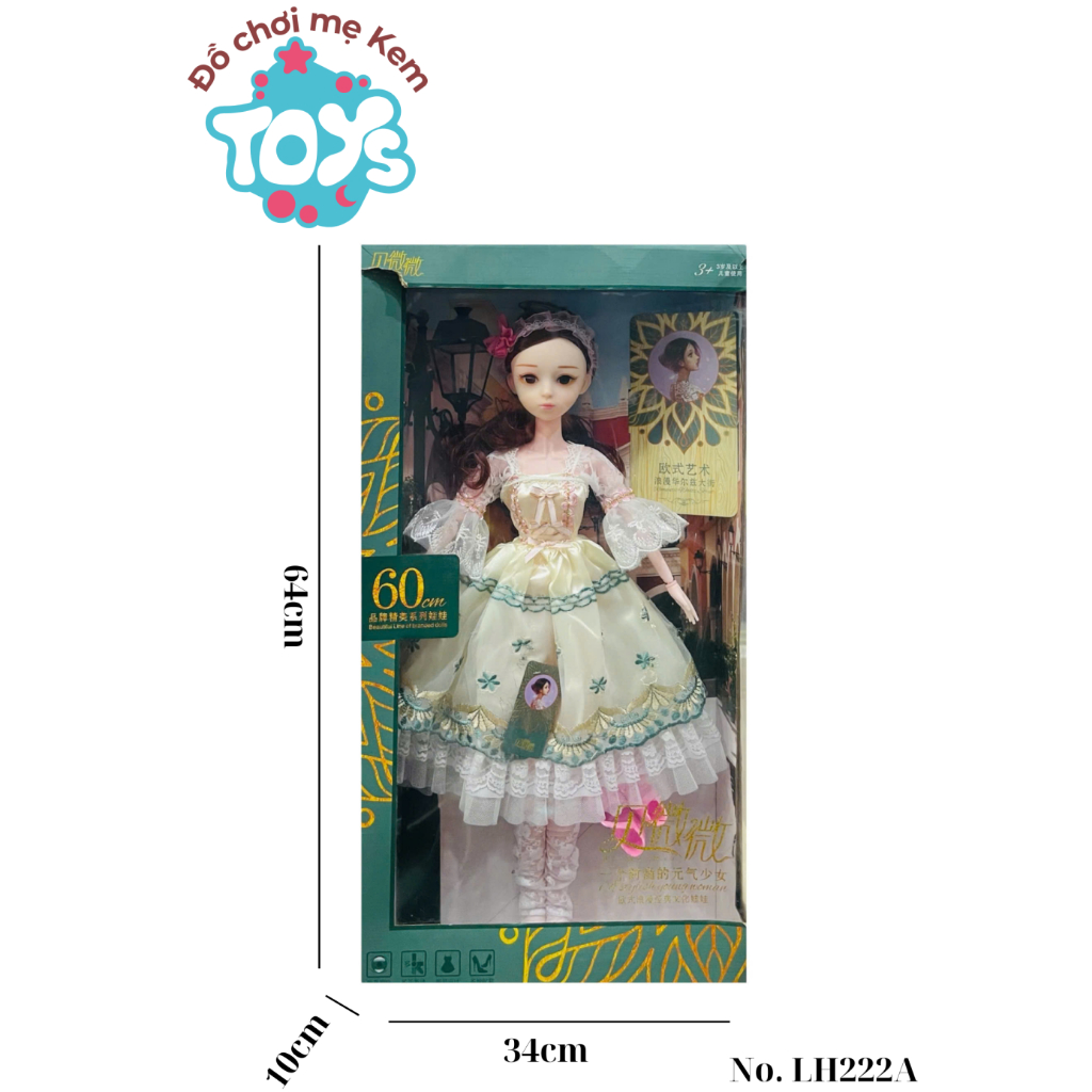 Búp Bê Size Lớn, Búp Bê Lớn Cao 60cm