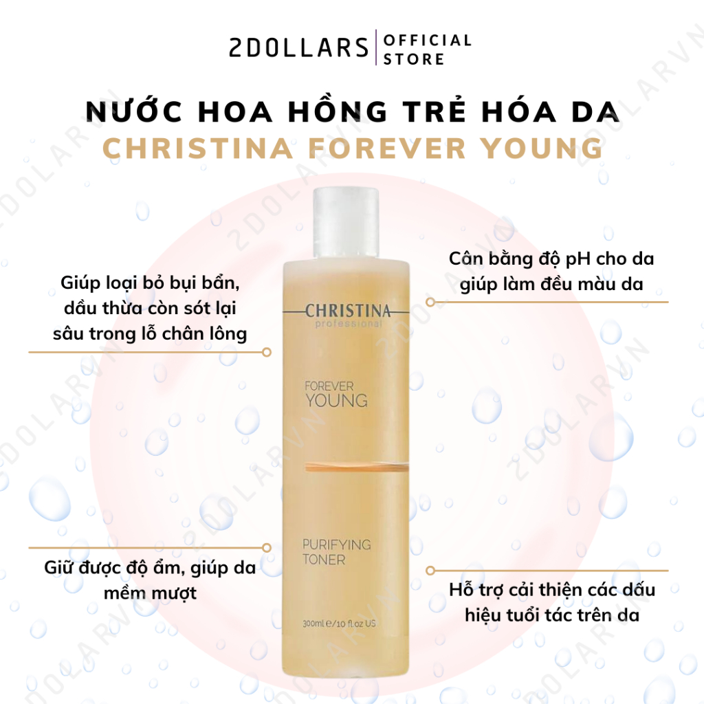 Nước Hoa Hồng Trẻ Hóa Da Christina Forever Young