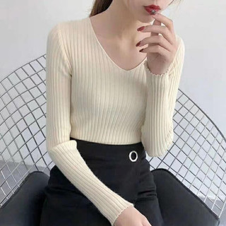 Áo len đũa cổ tim hot hit