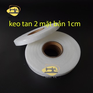 Keo tan dán vải 1 cuộn khổ rộng 1cm