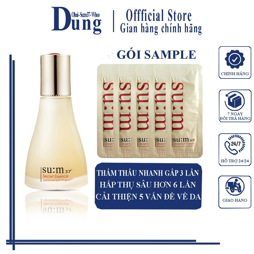 Gói Nước Thần Cải Thiện Làn Da Su:m37 Secret Essence Advanced Sync Program 1ml