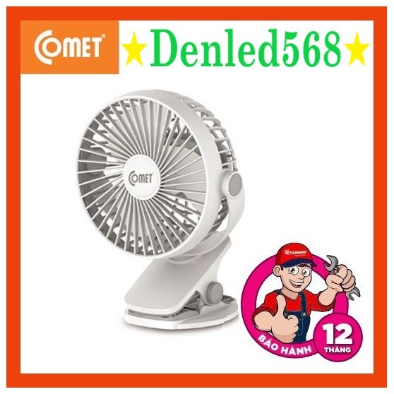 Quạt sạc 5w Quạt mini kẹp bàn tích điện đa năng COMET CRF 0705