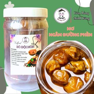 Mơ Ngâm Đường Phèn 1kg Bò Đội Nón