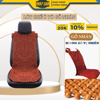 Lót Ghế Hạt Gỗ Nhãn , Loại Khoác Vai - Lót Ghế Hạt Gỗ Phù Hợp Cho Các Loại Xe