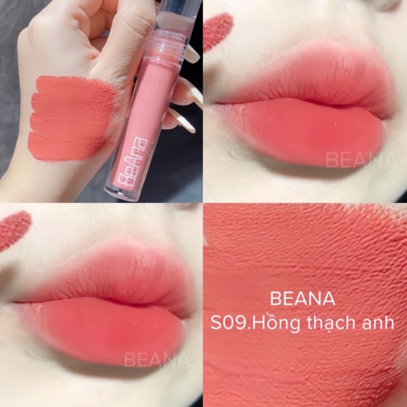 Son hồng cam nude son BeAna son hồng cam sữa màu son nhẹ nhàng cuốn hút
