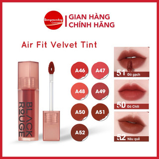 Son Kem Lì Black Rouge Air Fit Velvet Tint Ver.9 #A46, #A47, #A48, #A49, #A50, #A51, #A52