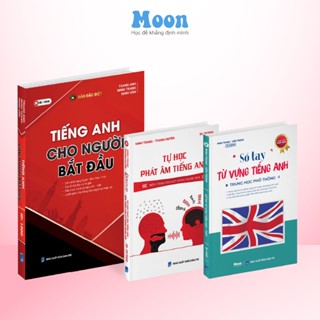 Combo lấy gốc Tiếng anh cho người bắt đầu: Tiếng anh bắt đầu, sổ tay từ vựng và tự học phát âm Sach ID