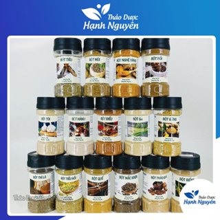 30 loại bột gia vị nấu ăn nhà bếp nguyên chất (Gia vị tẩm ướp, tạo màu) - Thảo Dược Hạnh Nguyên