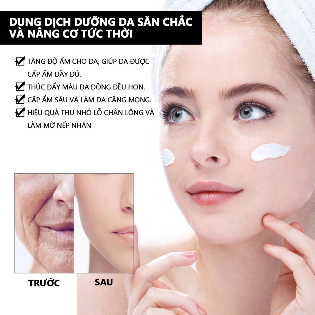 Kem dưỡng nâng cơ mặt EELHOE thu nhỏ lỗ chân lông giảm nếp nhăn dưỡng ẩm làm mềm da 30ml