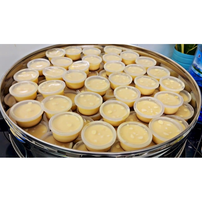Nồi hấp bánh flan, nồi hấp bánh da lợn, bánh xu xuê chạy điện size 40cm 3 tầng