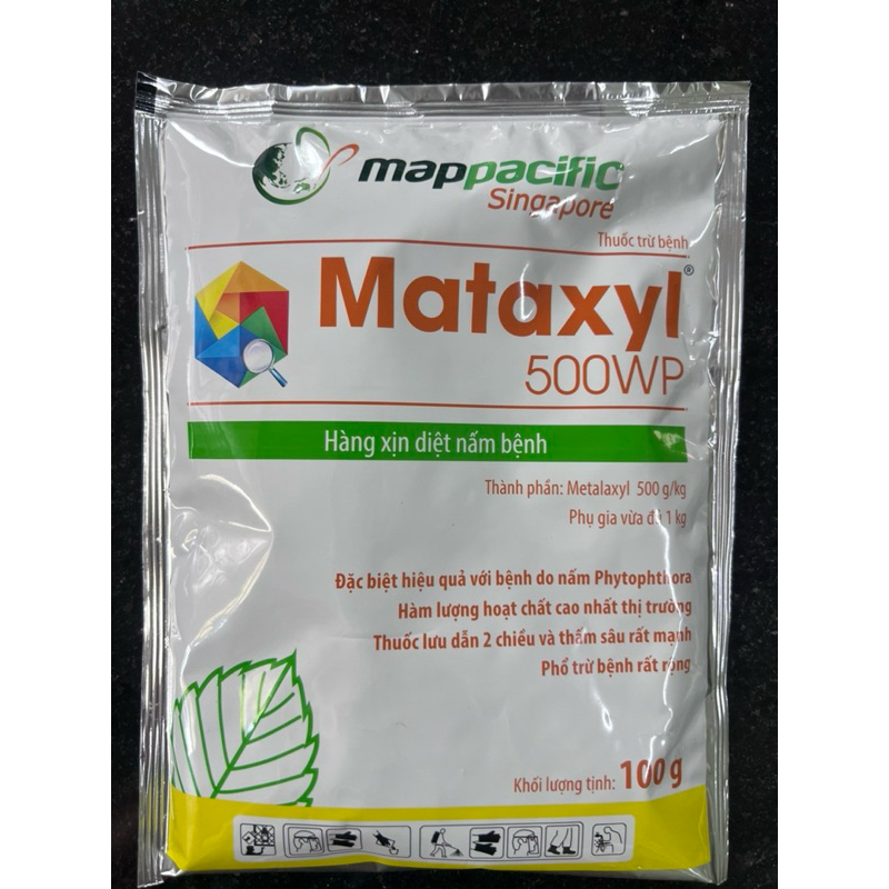 Phòng ngừa nấm bệnh MATAXYL 500WP GÓI 100Gr ( Chính hãng mappacific singapore)