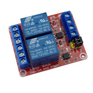 Module 2 Relay Với Opto Cách Ly Kích H/L 5V/12V