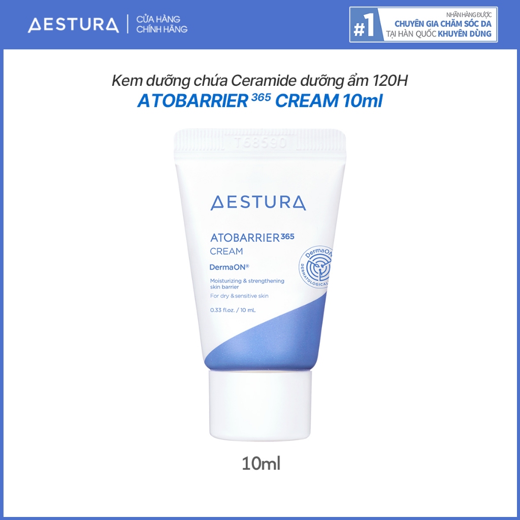 [QUÀ TẶNG] X2 Kem dưỡng ẩm chuyên sâu và củng cố hàng rào bảo vệ da AESTURA ATOBARRIER365 Cream 10ml | BigBuy360 - bigbuy360.vn