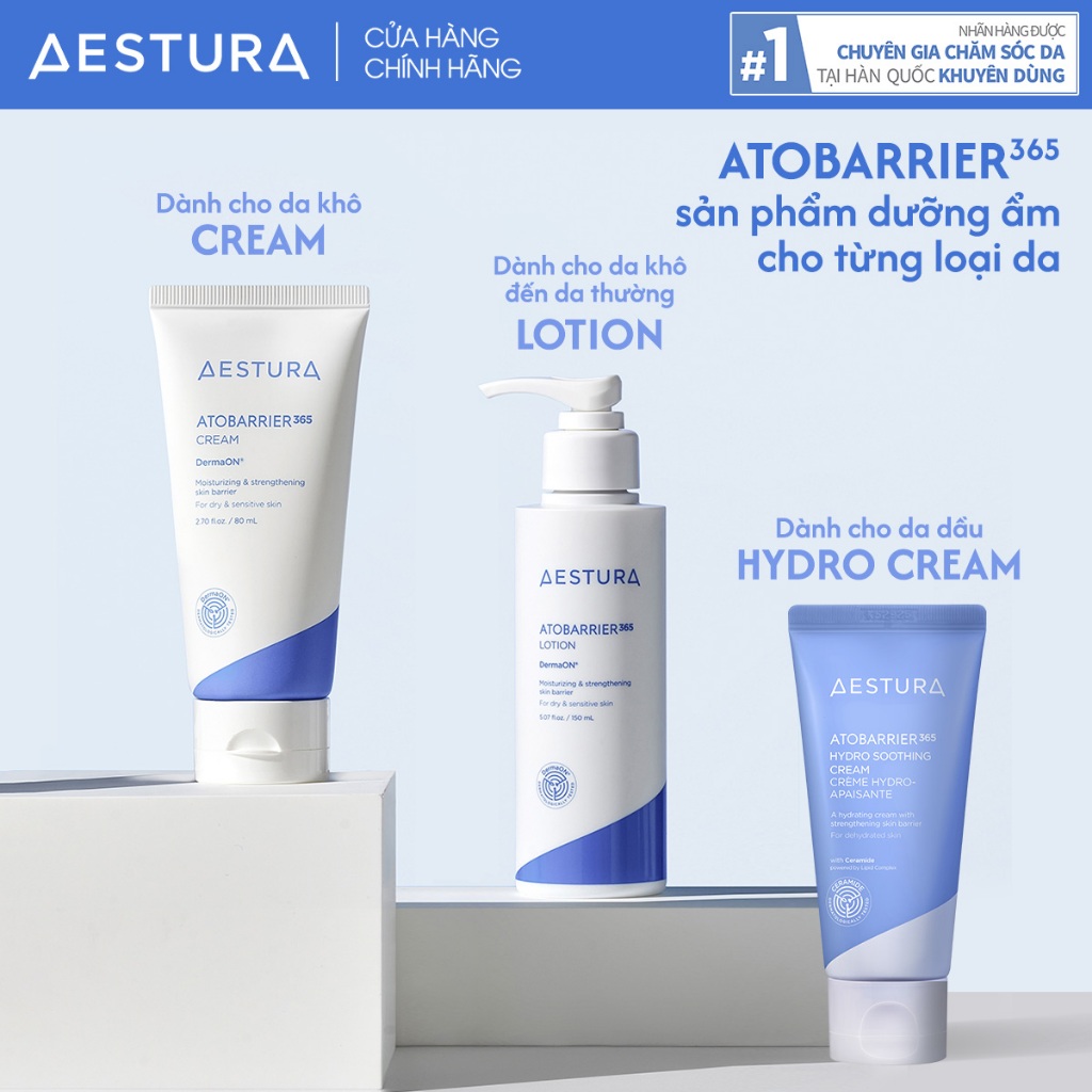 [QUÀ TẶNG] X2 Kem dưỡng ẩm chuyên sâu và củng cố hàng rào bảo vệ da AESTURA ATOBARRIER365 Cream 10ml | BigBuy360 - bigbuy360.vn