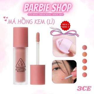 Má Hồng Dạng Kem 3CE velvet Liquid Blusher [FULL MÀU]