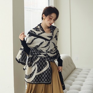 Khăn lụa dài choàng cổ họa tiết hoa sen sang trọng thanh lịch kích thước 90X180cm - THYTHY STROE