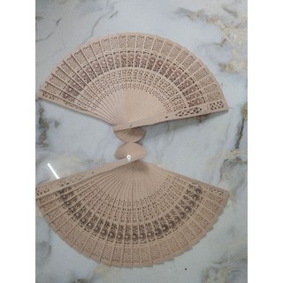 (ĐS)Quạt gỗ xếp (đỏ, vàng, xanh, gỗ), sét quạt giấy đầu lân, quạt hoa, CMNM....  trang trí tháp oản, Decor....