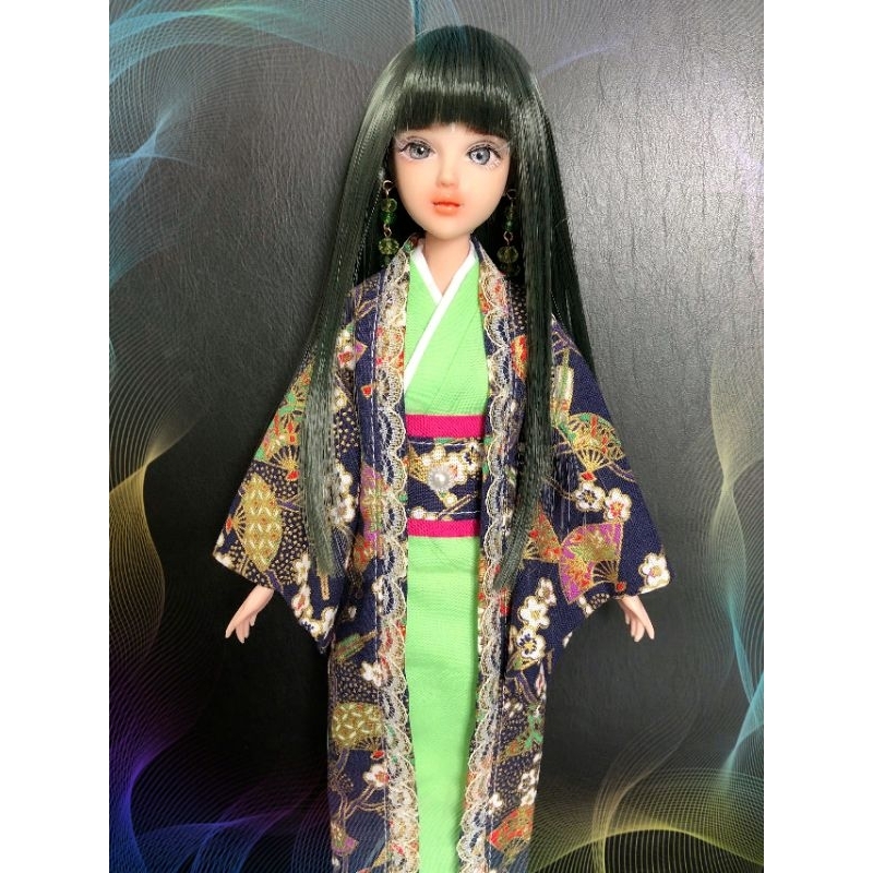 yukata, kimono cho búp bê 30 cm