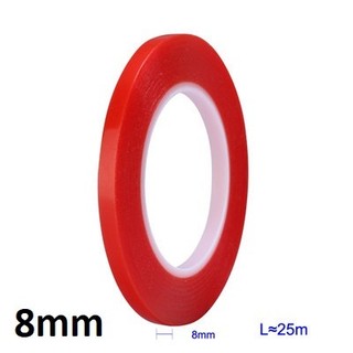 Cuộn băng dính 2 mặt 3M size 3mm trong suốt siêu dính