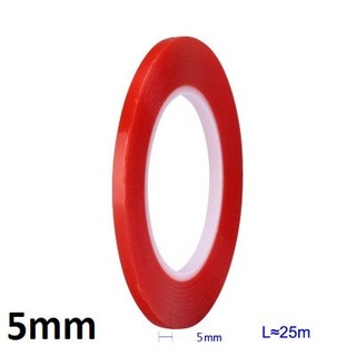Cuộn băng dính 2 mặt 3M size 3mm trong suốt siêu dính