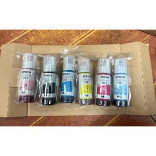 Bộ mực zin bóc máy chính hãng Epson mã 057 (6 màu) - mực máy in Epson L8050/L18050