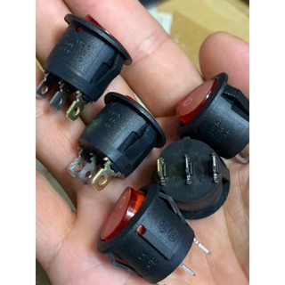 công tắc 3 chân kcd 250v 10a có đèn