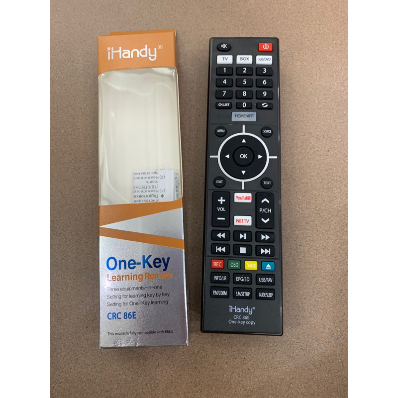 Khiển học lệnh iHandy CRC 86E (còn khiển cũ hoạt động được mới học được lệnh)