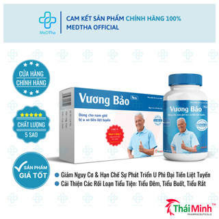  Vương Bảo - Hỗ trợ giảm kích thước u xơ tiền liệt tuyến giảm triệu chứng tiểu buốt tiểu rắt 