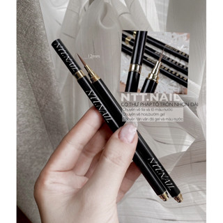 Cọ thư pháp đen tô nhọn tròn chuyên màu nước và gel