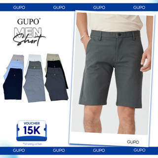 Quần Short Tây Nam GUPO Local Brand Sọt Vải Cotton 2 Chiều Đùi Ngắn Lửng Size Nhỏ