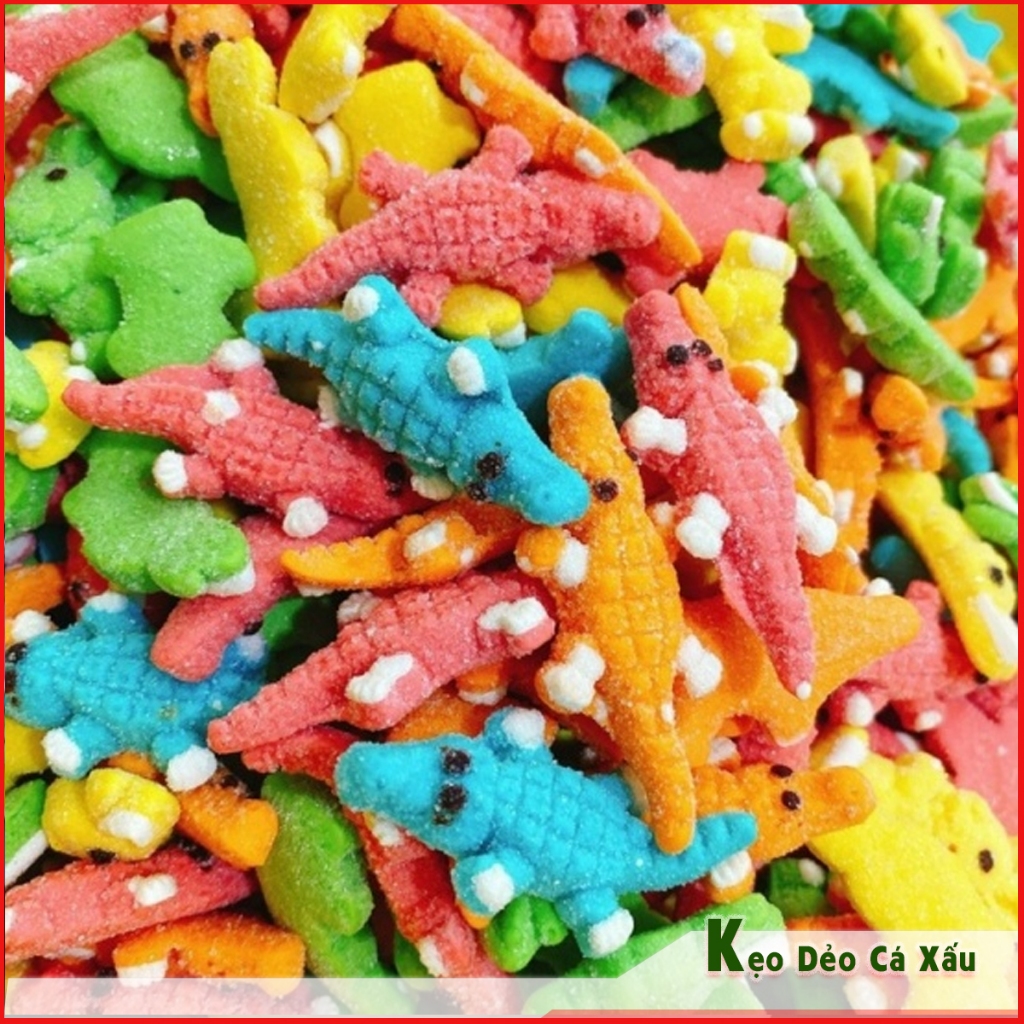 1KG KẸO DẺO CÁ SẤU