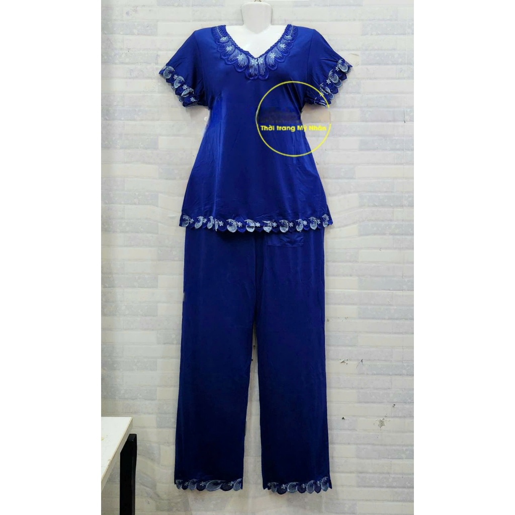 (38_50kg) Đồ bộ lụa hàn đùi đẹp