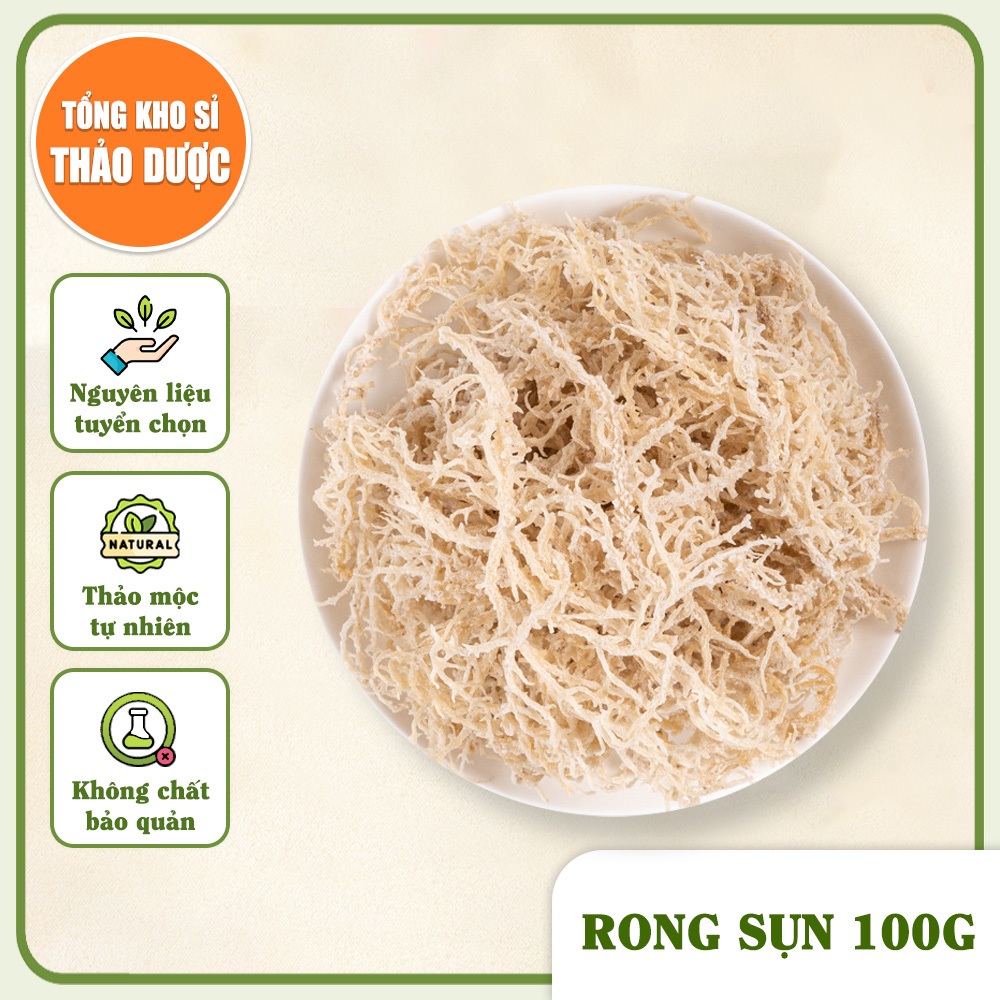Rong sụn khô 100g ( Rong biển trắng Nha Trang)