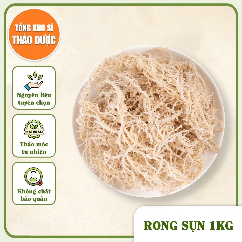 Rong sụn khô 1kg ( Rong biển trắng Nha Trang)