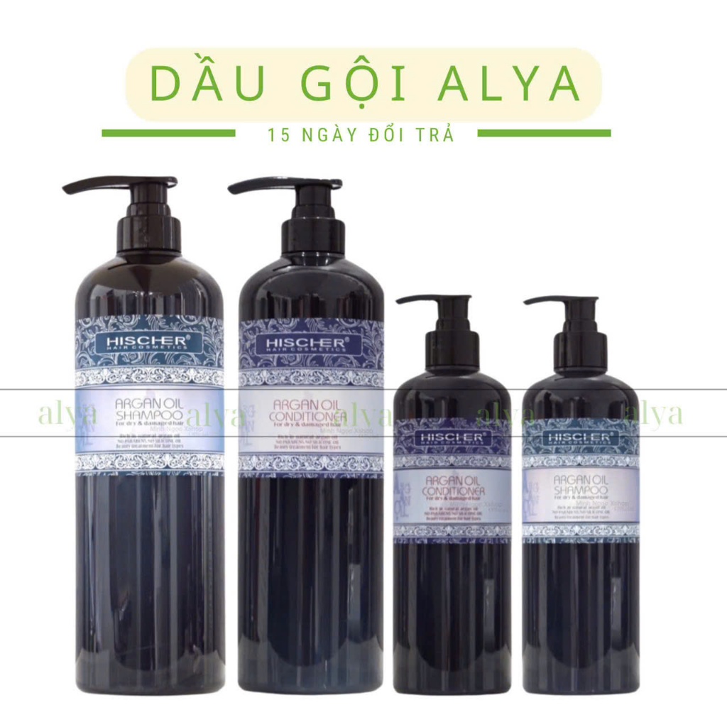 CẶP GỘI XẢ HISCHER PLUS ARGAN OIL 1000ML NGĂN NGỪA GÀU GIẢM RỤNG TÓC
