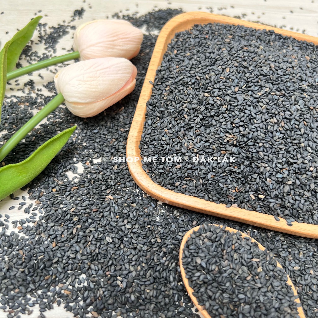 250GRAM HẠT MÈ ĐEN ĐĂKLĂK (HẠT SỐNG CHƯA RỬA)