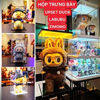 Hộp đựng Mô hình BABY THREE - LABUBU - POPMART - Hộp mica trưng bày mô hình có đèn