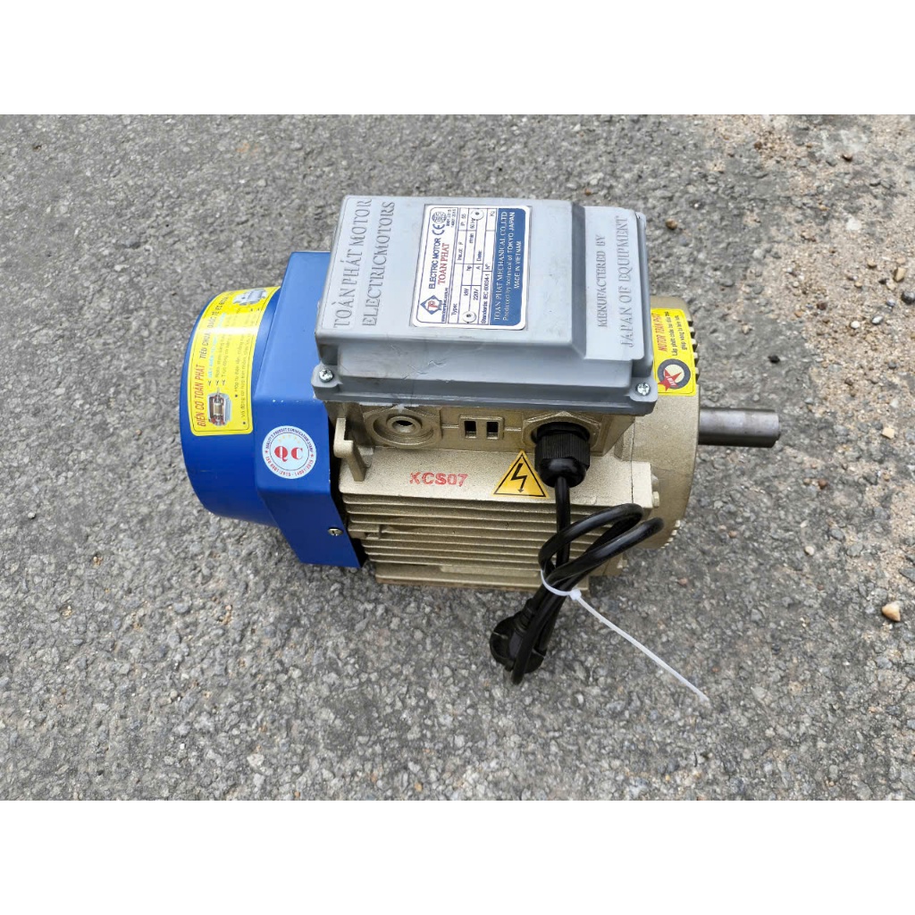 Động cơ motor điện 1 pha 2hp - 1,5kw tua nhanh 2900v/p chính hãng dây đồng 100%