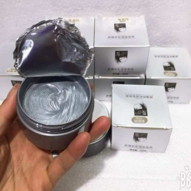 Sáp vuốt tóc màu Grey (xám khói) Ash mud