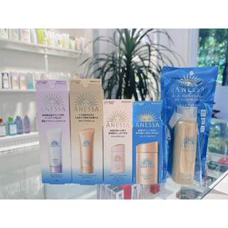  Kem chống nắng anessa SPF50 PA++++ milk gel dạng xịt nội địa Nhật bản mẫu mới 