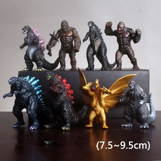 Set 8 Mô Hình Nhân Vật Khủng Long Godzilla - Cao 8cm