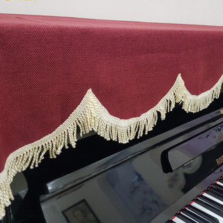 Khăn phủ đàn Piano cơ mẫu đỏ đô