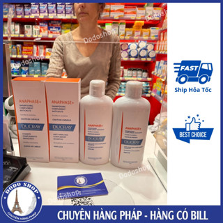 Dầu gội Ducray Anaphase+ Shampoo giúp bổ sung dưỡng chất ngăn rụng tóc, phục hồi tóc hư tổn và giúp kích thích mọc tóc c
