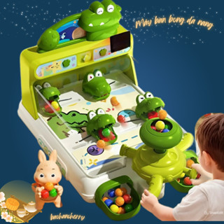 Đồ Chơi Máy Bắn Bóng Khủng Long Mini 💝Freeship💝 Máy Bắn Bóng PillBall Cho Bé Thỏa Sức Vui Chơi