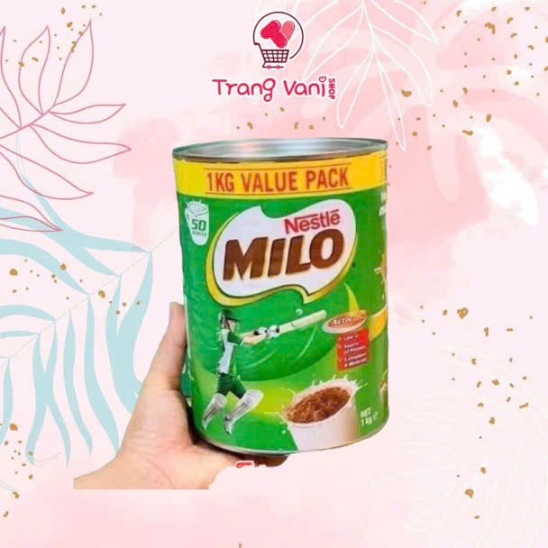 Sữa bột Milo Úc lon 1kg