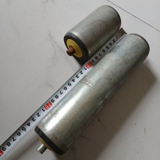 ru lô con lăn hãng interroll phi 60 chế nhám băng trục 12 2 vòng bi bên trong