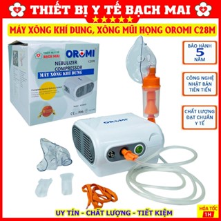 ✅ Máy Xông Khí Dung, Xông Mũi Họng OROMI Model Mới C28M - Công Nghệ Nhật Bản, Bảo Hành 05 Năm