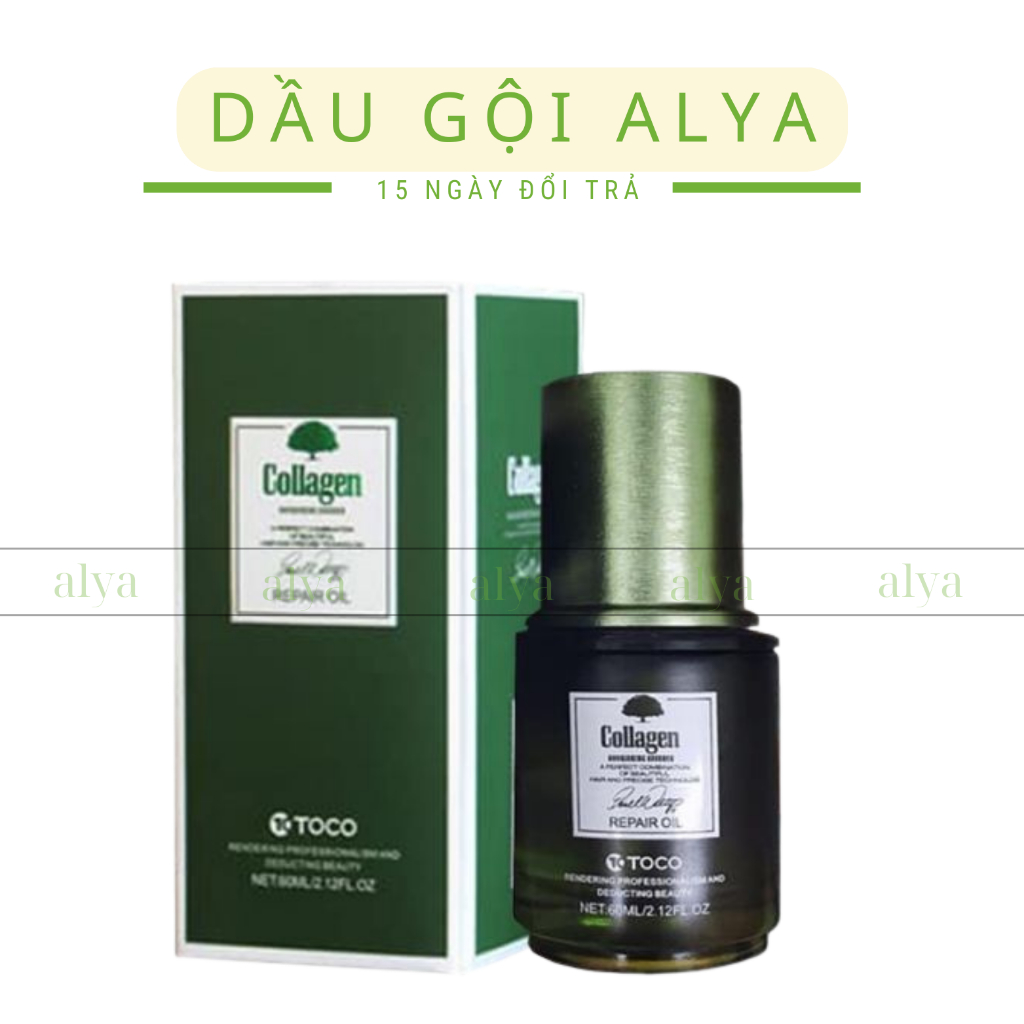 Tinh dầu dưỡng tóc TOCO COLAGEN mềm mượt không bết dính .