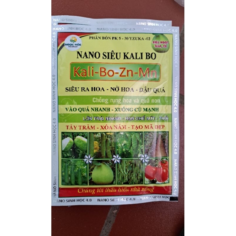 Phân bón vi lượng Siêu kali bo